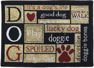 B. Smith Park PB Paws by Park I Love Dogs Tapestry Pet Mat
