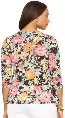 Ralph Lauren Woman Floral Linen Shirt