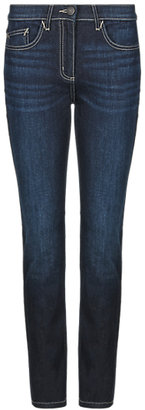 Marks and Spencer M&s Collection PETITE Straight Leg Jeans
