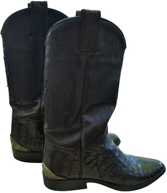 Sartore Black Exotic leathers Boots