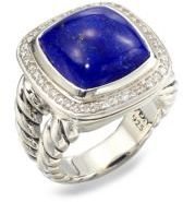 David Yurman Albion Ring with Lapis Lazuli and Diamonds