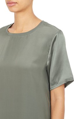 ATM Anthony Thomas Melillo Women's Silk T-shirt Dress-Green