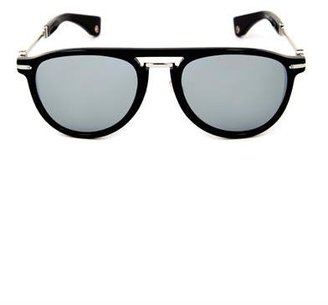 Moncler Mirrored round-framed sunglasses