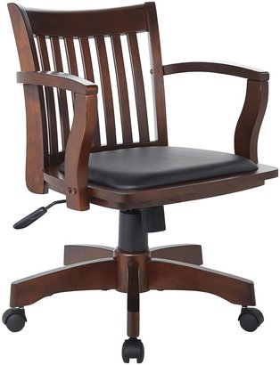 OSP Home Furnishings Deluxe Padded Banker's Chair