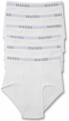 Hanes Platinum Men's Underwear, Brief 6 Pack