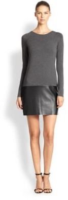 Bailey 44 Leather-Skirt Dress