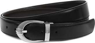 Montblanc Reversible oval-buckle belt