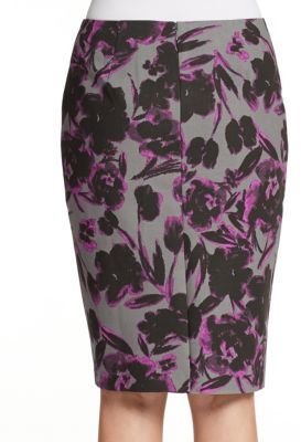 Lord & Taylor Floral Pencil Skirt