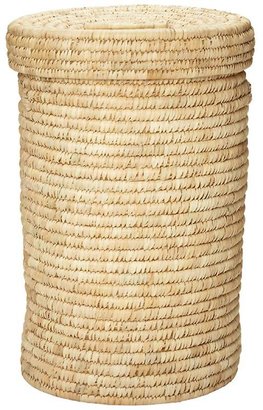 Container Store Date Leaf Hamper w/ Lid Natural