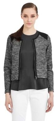 Eileen Fisher Shirt Jacket with Ponte Accents