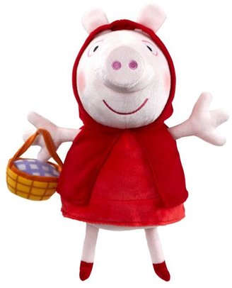 Peppa Pig Supersoft 10 inch Red Riding Hood Peppa