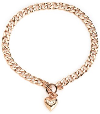 Juicy Couture Banner Heart Starter Necklace