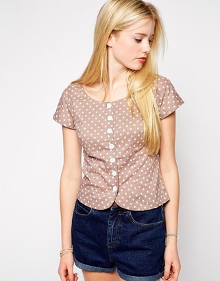 Emily & Fin Lottie Button Up Top