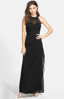 Xscape Evenings Beaded Chiffon Gown