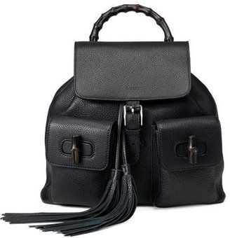 Gucci Bamboo leather backpack