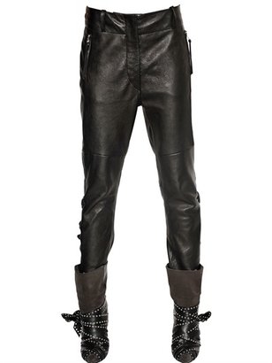 Isabel Marant Nappa Leather Trousers