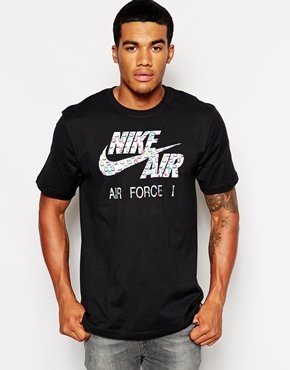 Nike AF1 Futura T-Shirt - Black