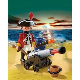 Playmobil 5141 Red Coat with Cannon