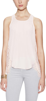 Lace Panel Tank Top