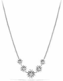 David Yurman Starburst Five-Station Necklace with Diamonds