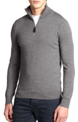 Burberry Drummond Wool Half-Zip Sweater