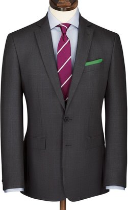 Burlington Grey windowpane slim fit business suit