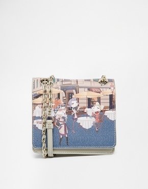 Love Moschino Charming Girls Crossbody Bag - Fantasy print