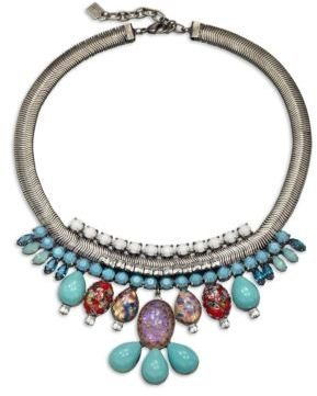 Dannijo Tullia Multicolor Mini Bib Necklace