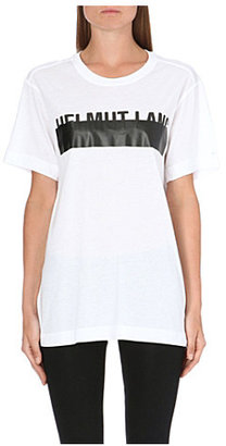 Helmut Lang Logo-print jersey t-shirt