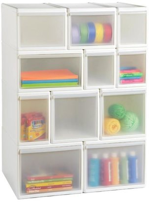 Container Store Like-it® Modular Tall Wide Drawer White