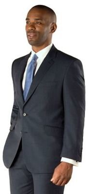 Centaur Big & Tall Blue stripe 2 button machine washable big and tall suit jacket