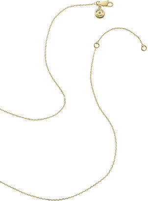 Michael Kors Golden Pave Logo Heart Necklace
