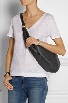 Diane von Furstenberg Sutra Crescent textured-leather shoulder bag