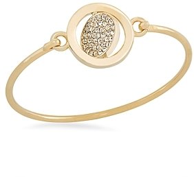 Carolee Heart of Gold Word Play Double Take Bangle