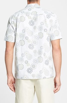 Tommy Bahama 'Mod Del Mar' Regular Fit Silk & Cotton Campshirt