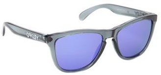 Oakley Frogskins Crystal Black/Violet Iridium Sunglasses