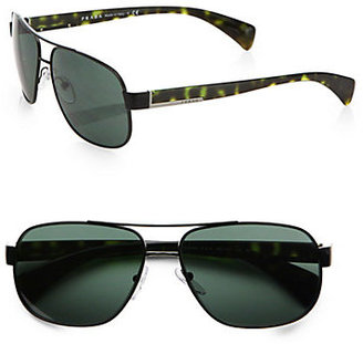 Prada Classic Metal Pilot Sunglasses