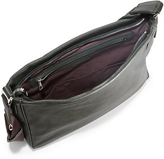 Bally Grained Calfskin Leather Messenger Bag