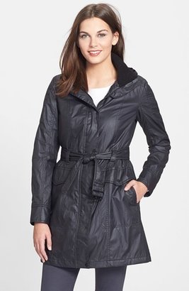 Vince Camuto Utility Trench Coat with Detachable Hood
