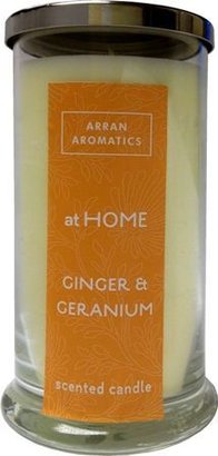 Arran Aromatics At Home Geranium & Ginger Pillar