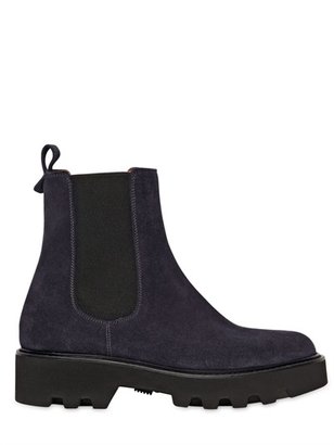 Emporio Armani 40mm Suede Ankle Boots