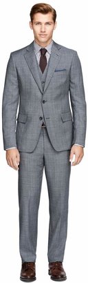 Brooks Brothers Regent Fit Three-Piece Sharkskin Deco 1818 Suit