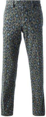 Michael Bastian leopard print trouser