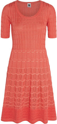 M Missoni Crochet-knit cotton-blend dress