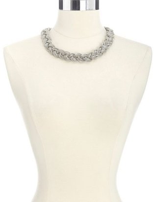 Charlotte Russe Braided Double Chain Collar Necklace