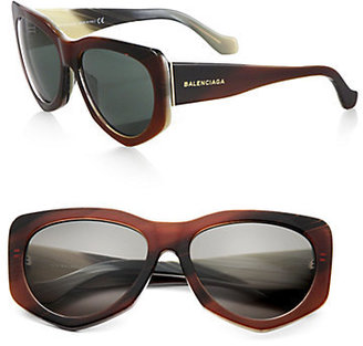 Balenciaga Geometric Retro Sunglasses