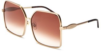 Wildfox Couture Fontaine Oversized Square Sunglasses, 63mm