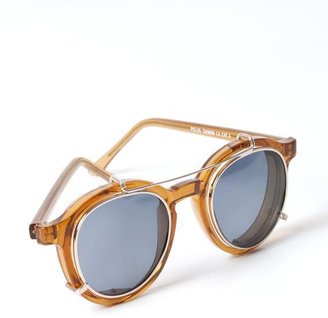 Spitfire Brown/Gold Clip On Sunglasses