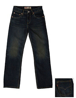 Levi's Levis 514TM Straight Denim Blue Jeans For Boys 8-20- Covered Up