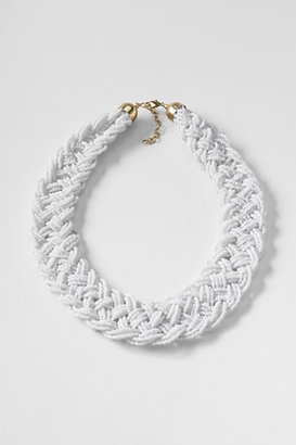 Lands' End Women's Braided Bead Necklace